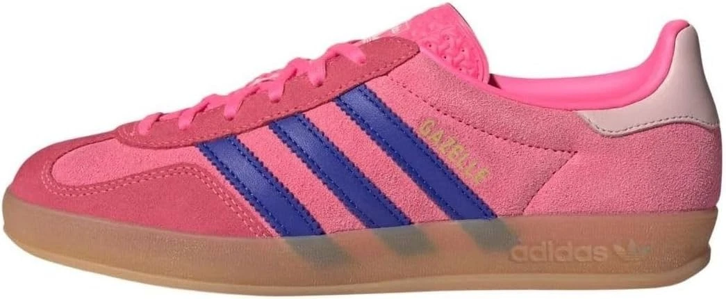 Zapatillas adidas Gazelle Indoor rosas mujer vista lateral