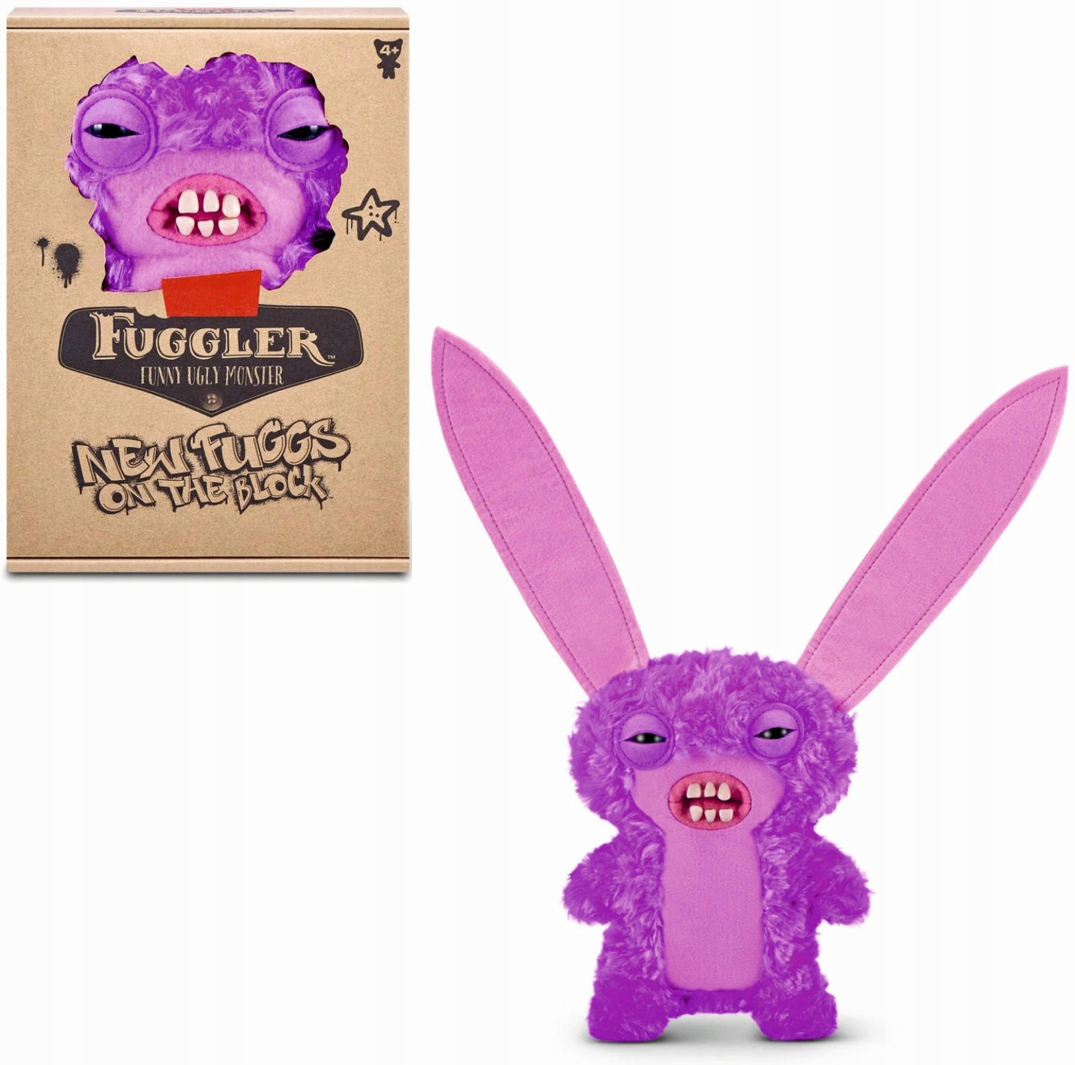 Fuggler Lord Long Ears New Fuggs on the Block peluche monstruo de 22 cm con caja
