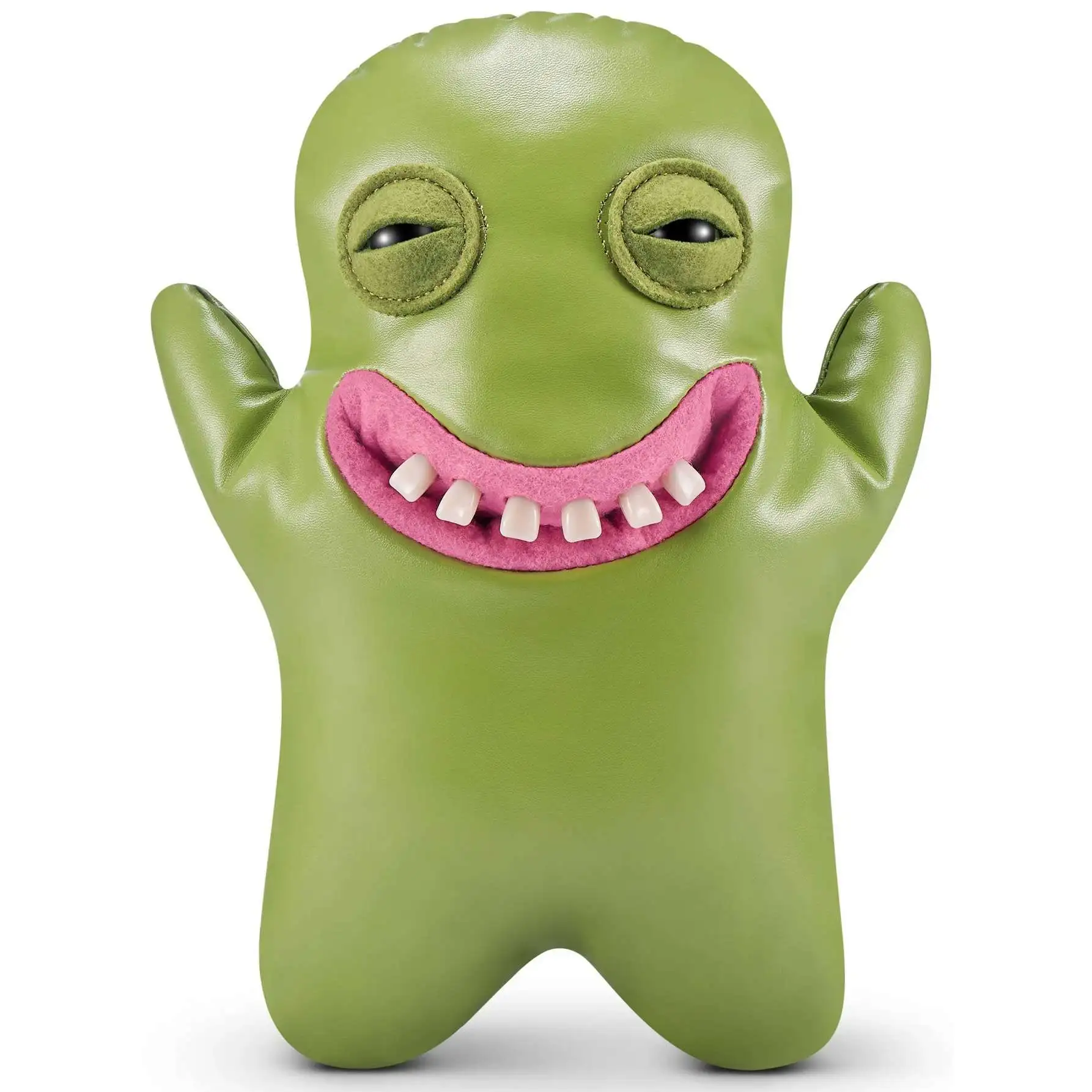 Fuggler Shameless Goof verde de 22 cm con dientes humanos y brazos levantados