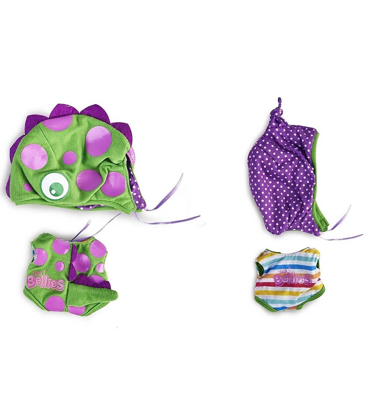 Famosa – The Bellies Disfraz Reversible Dragón Dinosaurio para Muñecos 17 cm - Imagen 4