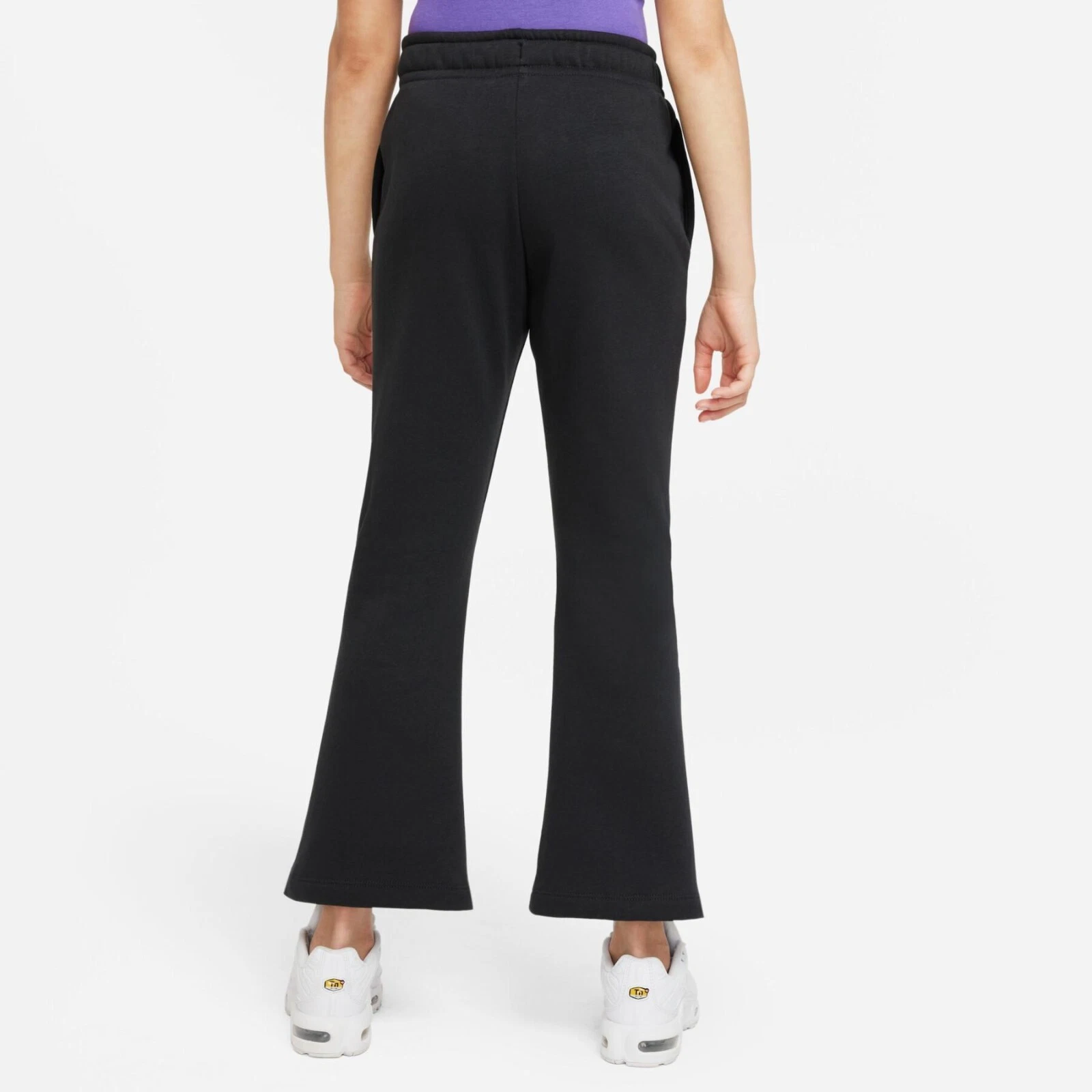 Pantalón Chándal Nike Niña Negro Flare Fleece DV2564