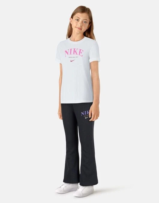NIKE – Pantalón Chándal Niña Negro Acampanado Trend Fleece DV2564-045 Talla M - Imagen 5