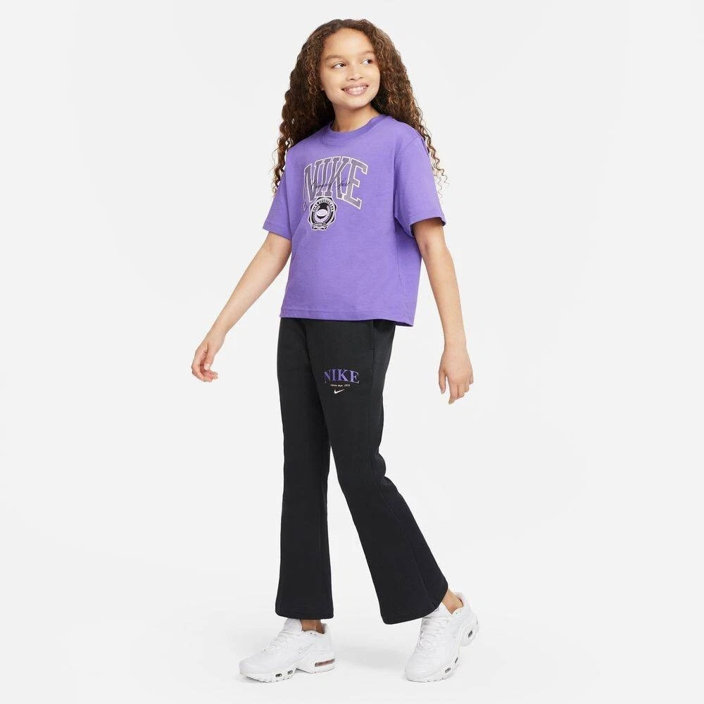 NIKE – Pantalón Chándal Niña Negro Acampanado Trend Fleece DV2564-045 Talla M - Imagen 7