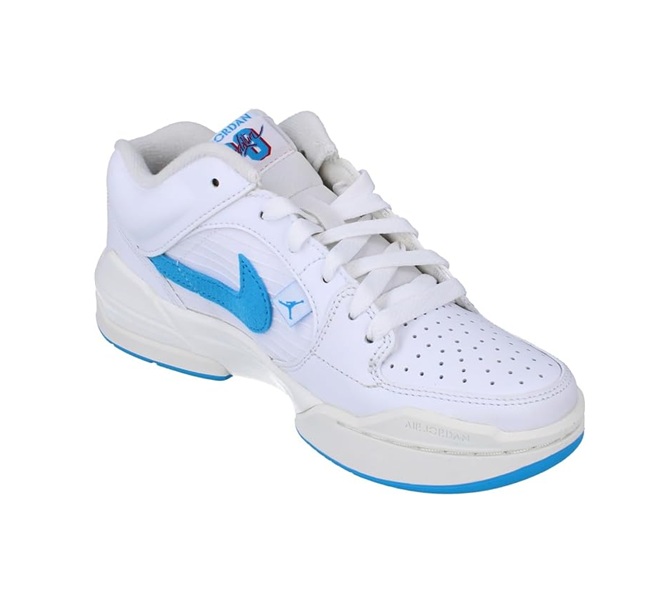 JORDAN – Stadium 90 Mujer Blancas Azul y Rojo Talla 38 FB2269-100 - Imagen 7